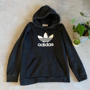 Black adidas hoodie size medium
